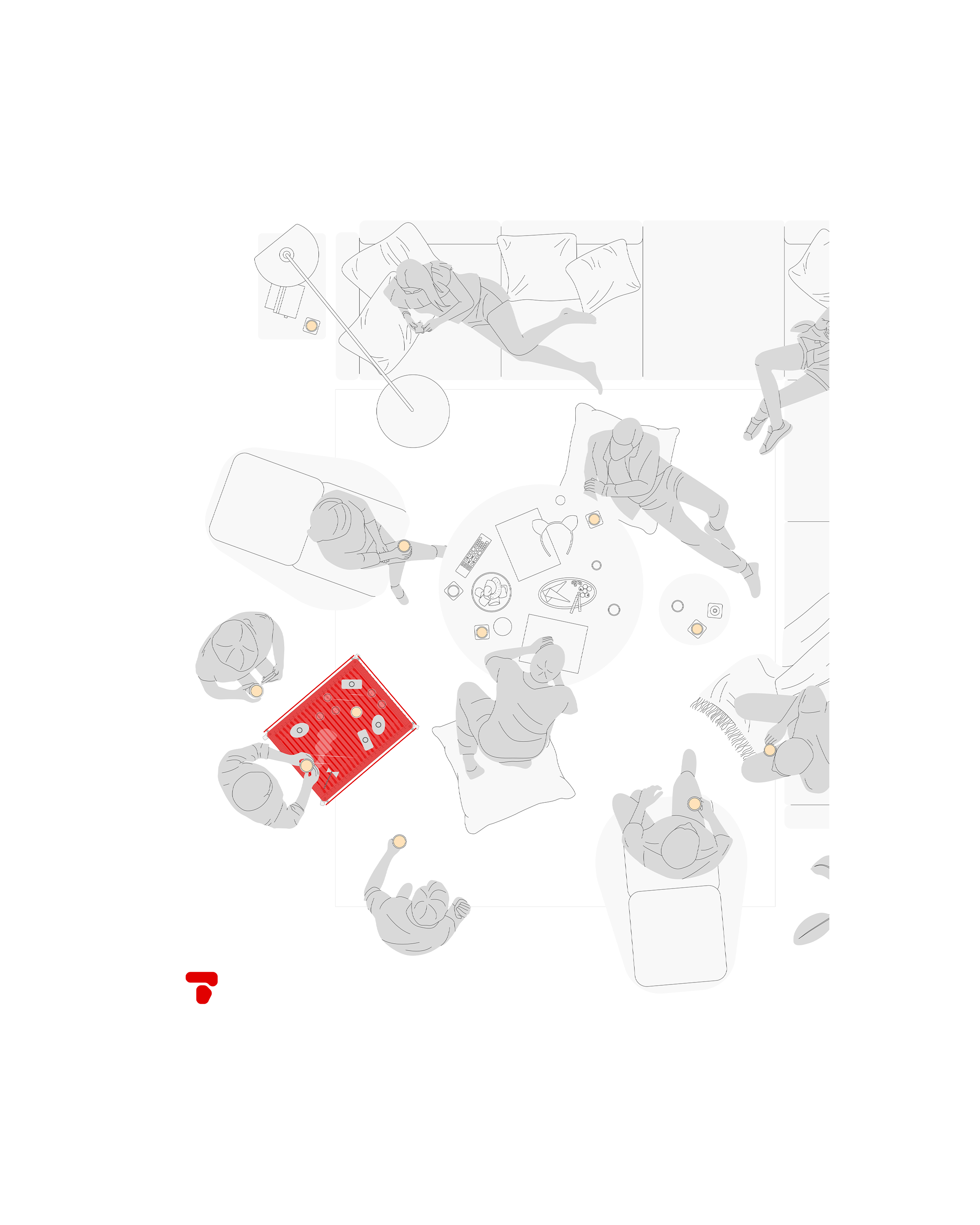 'R' - Red Bar Cart